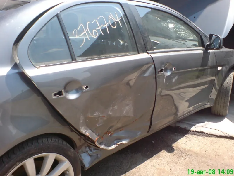 Mitsubishi before body repairs